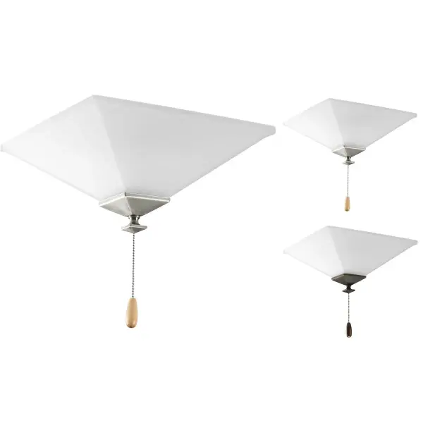 The AirPro Universal Light Kit adds functional illumination to compatible ceiling fans with a clean, craftsman-inspired design. Title 24 and JA8 compliant for California installations.