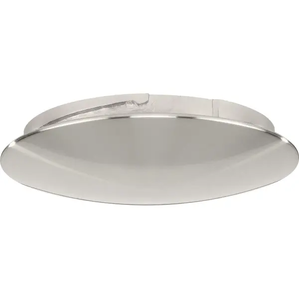 This blank plate accessory provides a clean, finished look when converting the Trevina II ceiling fan from light kit to fan-only operation. Brushed nickel finish matches the fan's aesthetic seamlessly. - alternate view