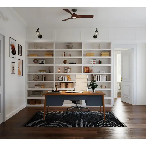 Transform your existing ceiling fan into a smart home device with WiFi connectivity and full voice control compatibility. Easy retrofit solution for modern home automation without replacing your entire fan. - alternate view
