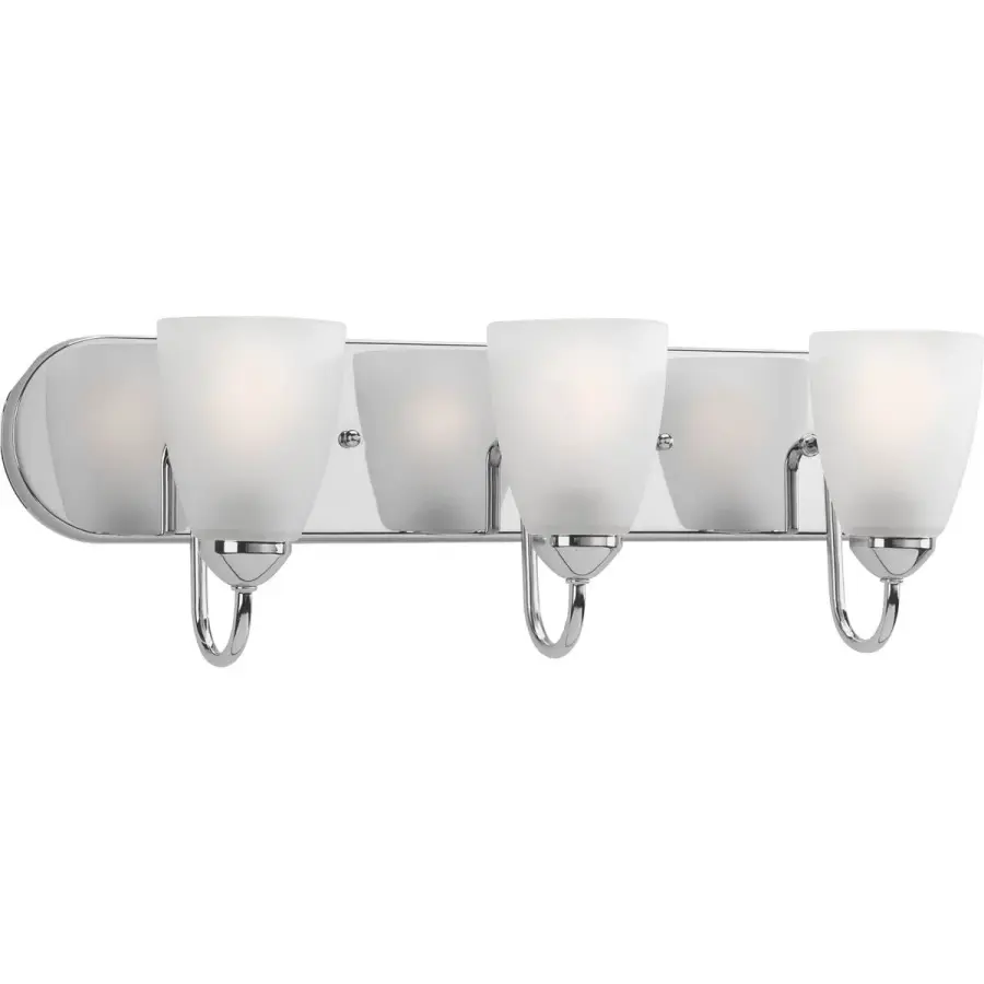 Gather Collection Three-Light Etched Glass Bath Vanity Light - Image 2