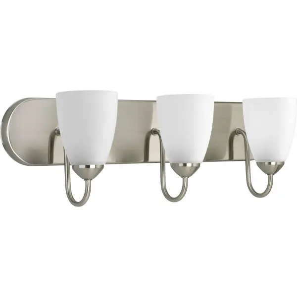 Gather Collection Three-Light Etched Glass Bath Vanity Light - Image 3