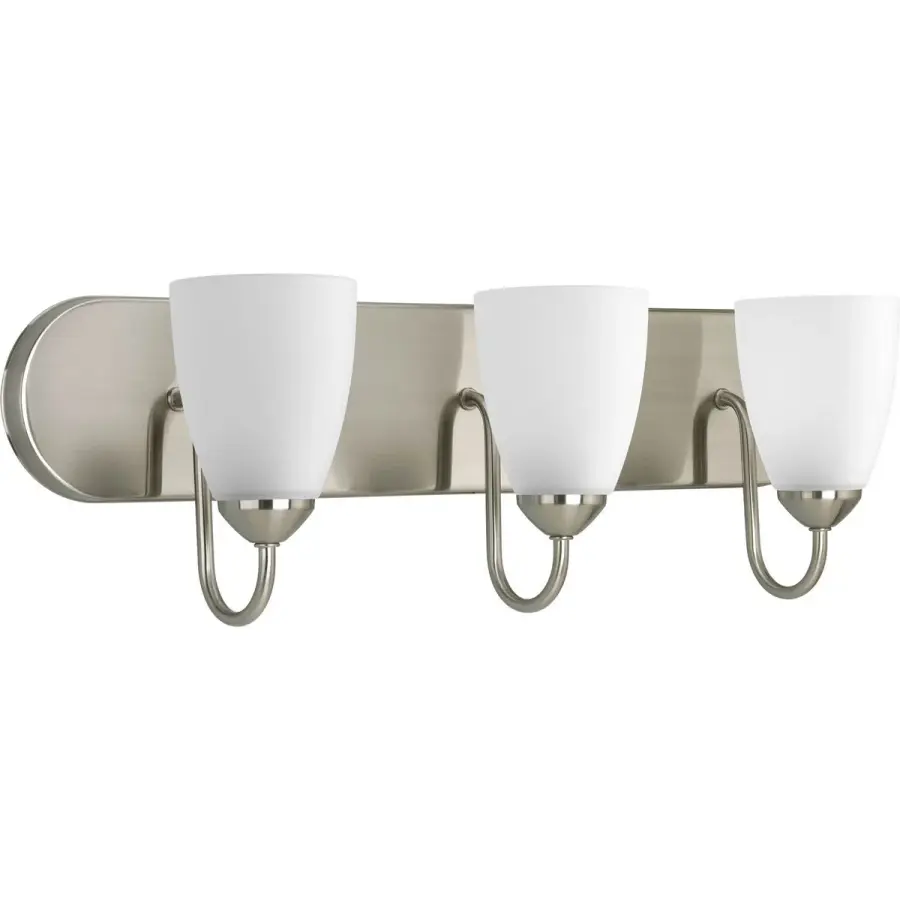 Gather Collection Three-Light Etched Glass Bath Vanity Light - Image 3