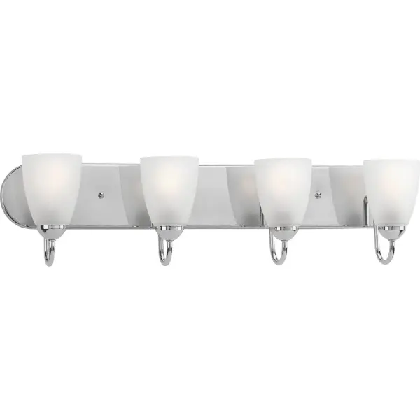 Gather Collection Four-Light Etched Glass Bath Vanity Light - Image 3