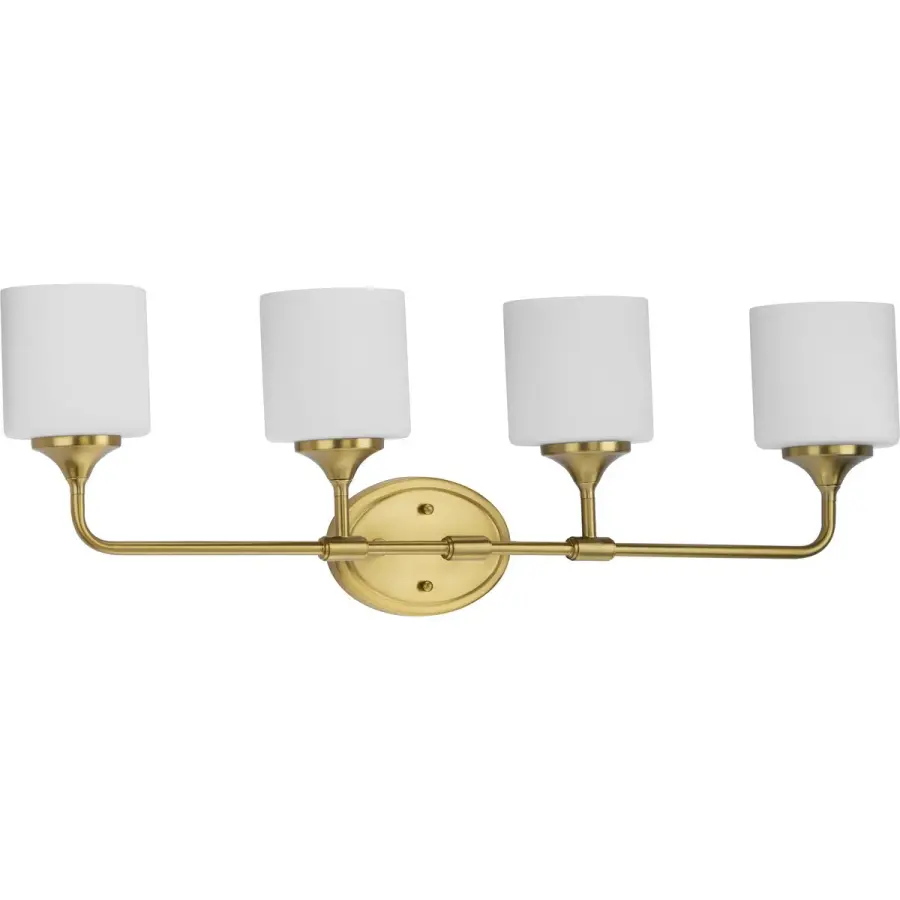 Lynzie Four-Light Etched Opal Glass Bath Vanity Light - Image 3
