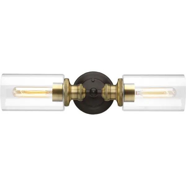 The Archives Collection brings timeless farmhouse style to your bathroom with its warm Antique Bronze finish and classic two-light design. Perfect for smaller bathrooms and powder rooms seeking traditional character.