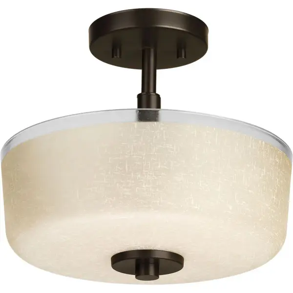 The Alexa Collection offers a modern, space-saving lighting solution with brushed nickel finish and clean lines. Its 12.25-inch profile provides ample illumination while maintaining a low profile ideal for bedrooms, hallways, and foyers.
