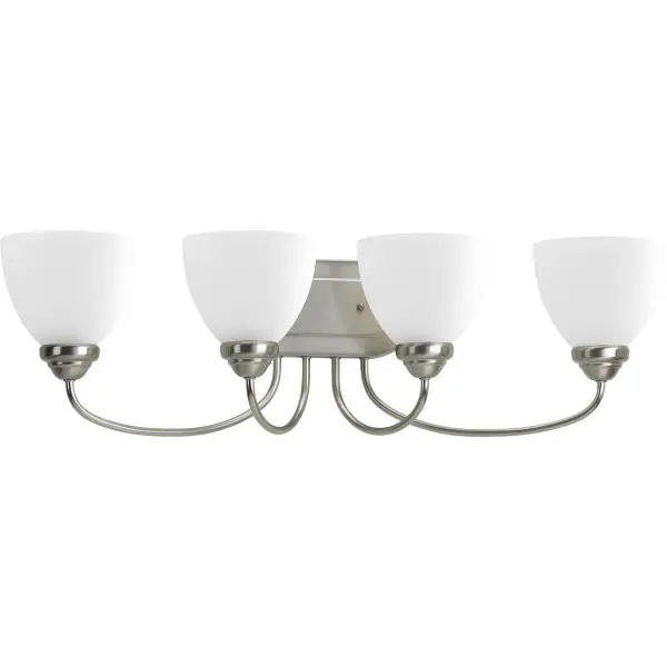 Heart Collection Four-Light Etched Glass Bath Vanity Light - Image 2