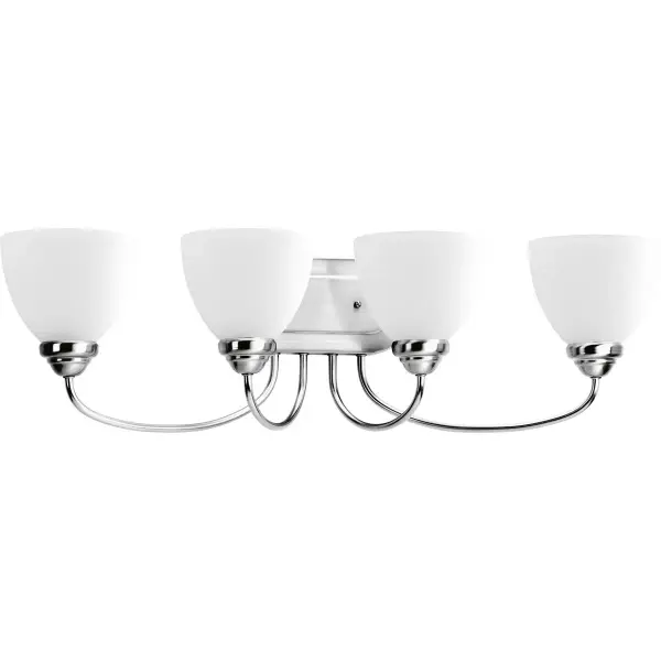 Heart Collection Four-Light Etched Glass Bath Vanity Light - Image 3