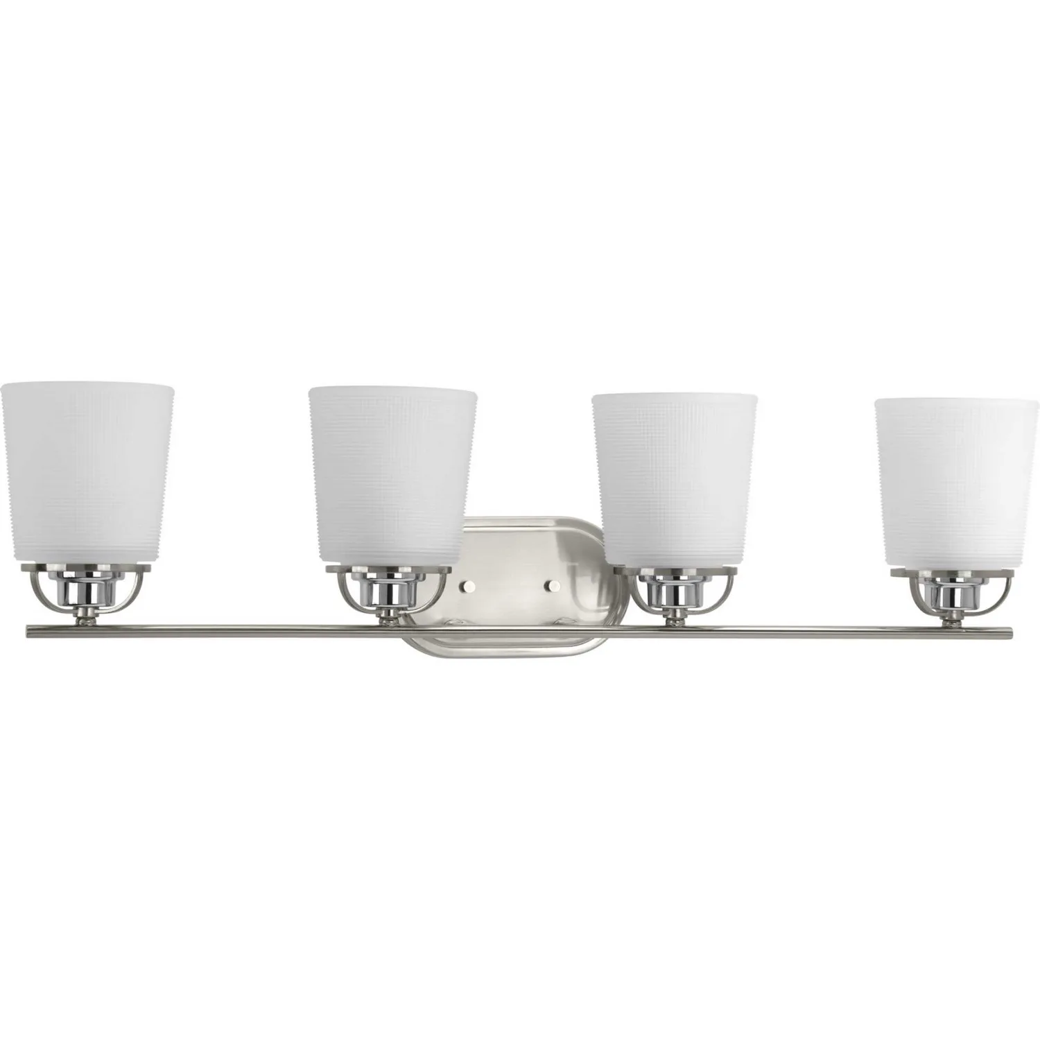 West Village Four Light Bath in Brushed Nickel