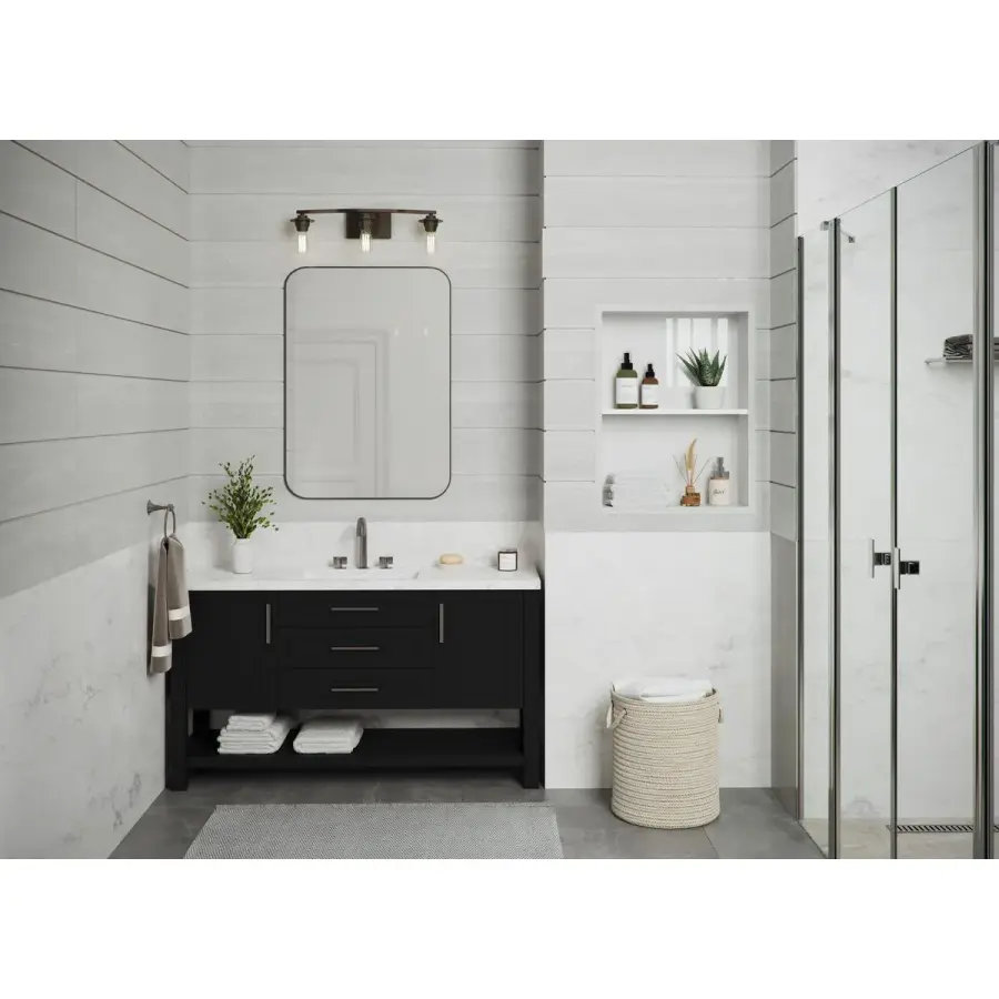Debut Collection Three-Light Bath Vanity Light - Image 3