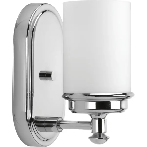 Glide Collection One-Light Etched Opal Glass Bath Vanity Light - Image 3