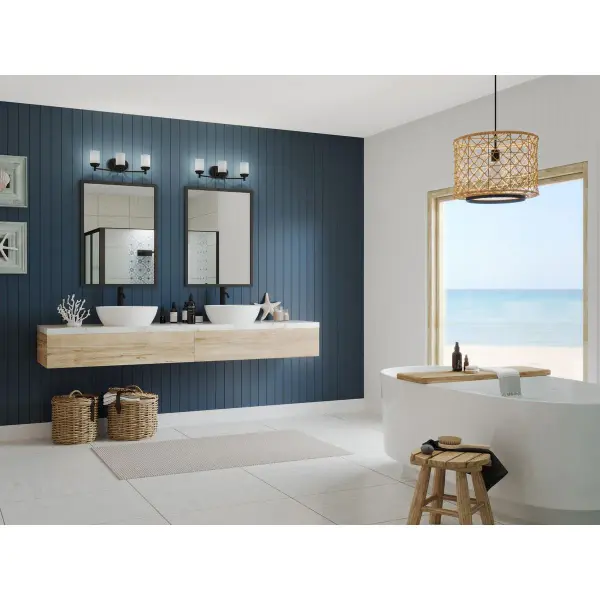 Glide Collection Three-Light Etched Opal Glass Bath Vanity Light - Image 5