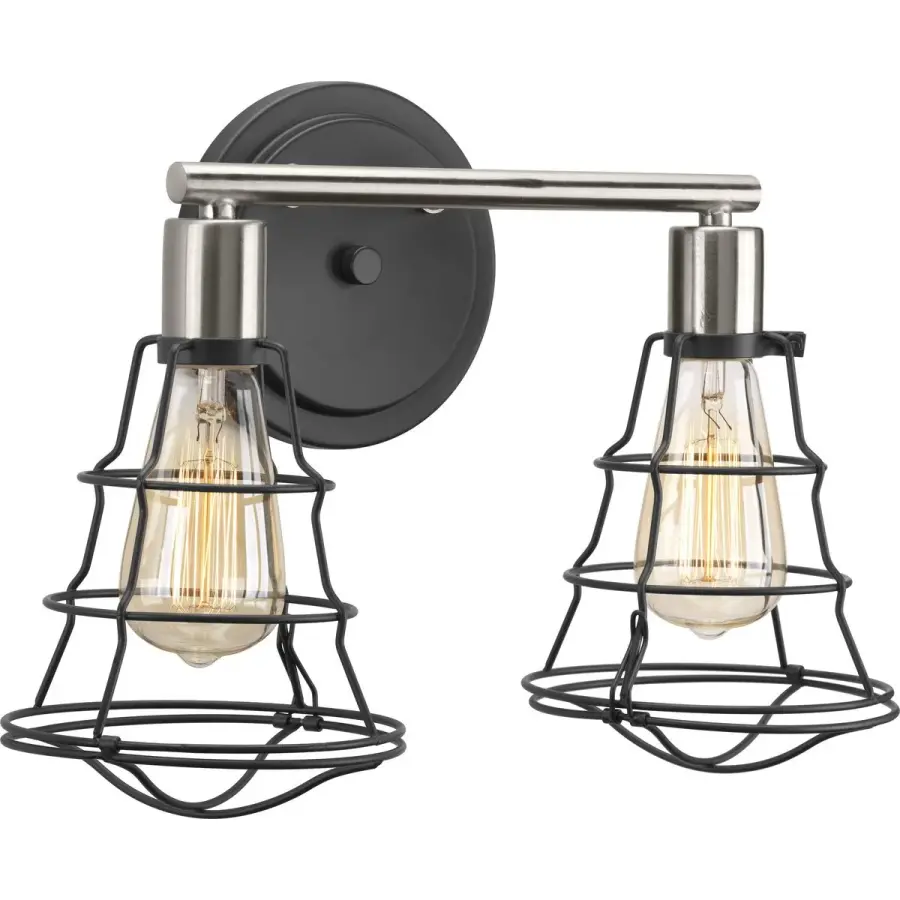 Gauge Collection Two-Light Bath Vanity Light