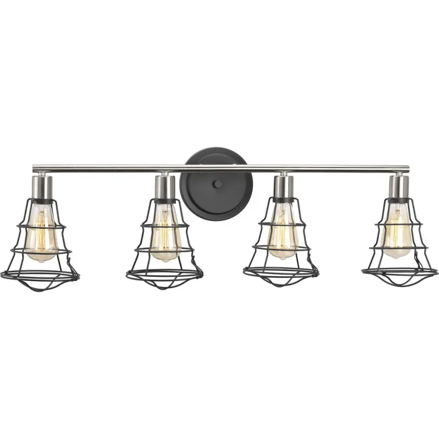 Gauge Collection Four-Light Bath Vanity Light