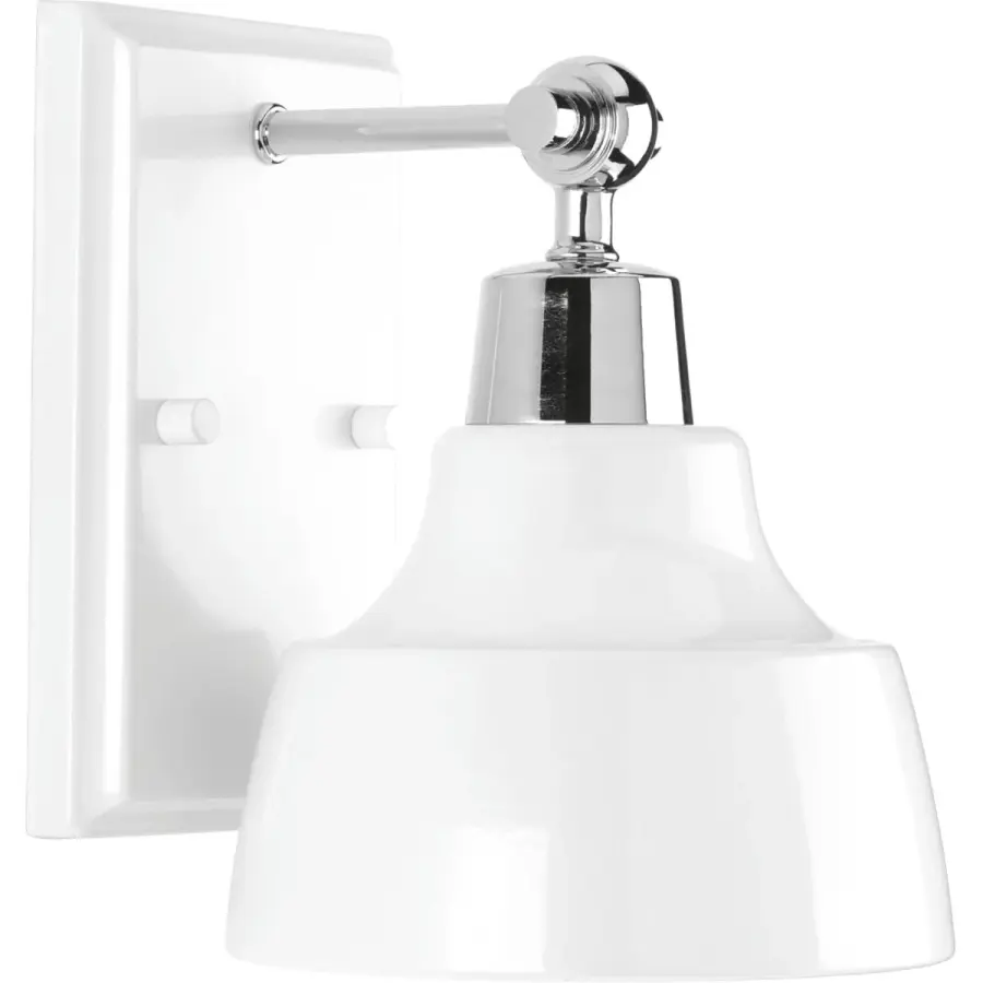 Bramlett One-Light Metal Shade Bath Vanity Light - Image 1