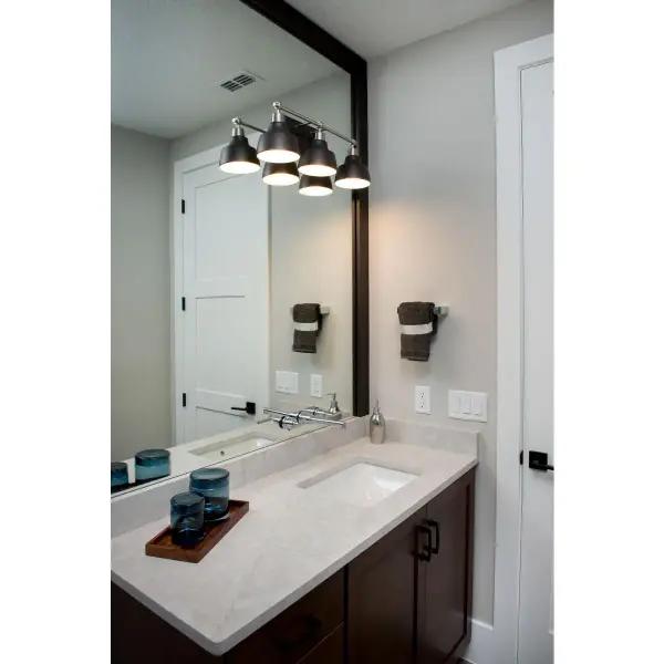 Bramlett Three-Light Metal Shade Bath Vanity Light - Image 4