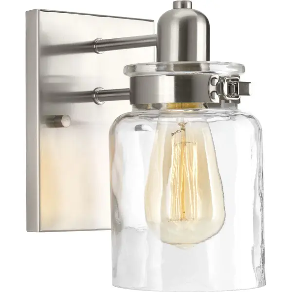 Calhoun One-Light Clear Glass Bath Vanity Light - Image 2