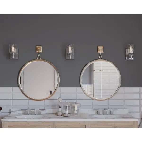 Calhoun One-Light Clear Glass Bath Vanity Light - Image 5