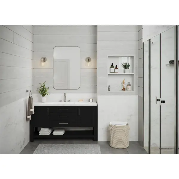 Hansford One-Light Clear Glass Bath Vanity Light - Image 5