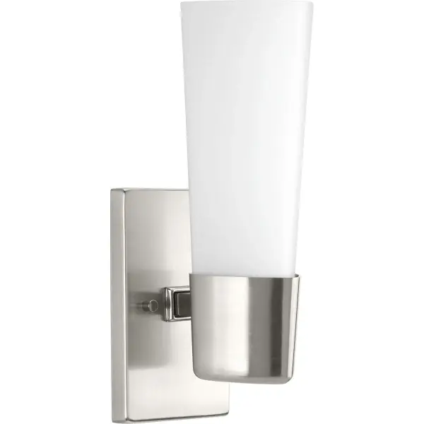 Zura One-Light Etched Opal Glass Bath Vanity Light - Image 2