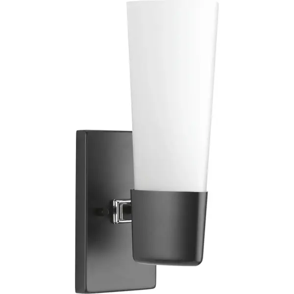 Zura One-Light Etched Opal Glass Bath Vanity Light - Image 3