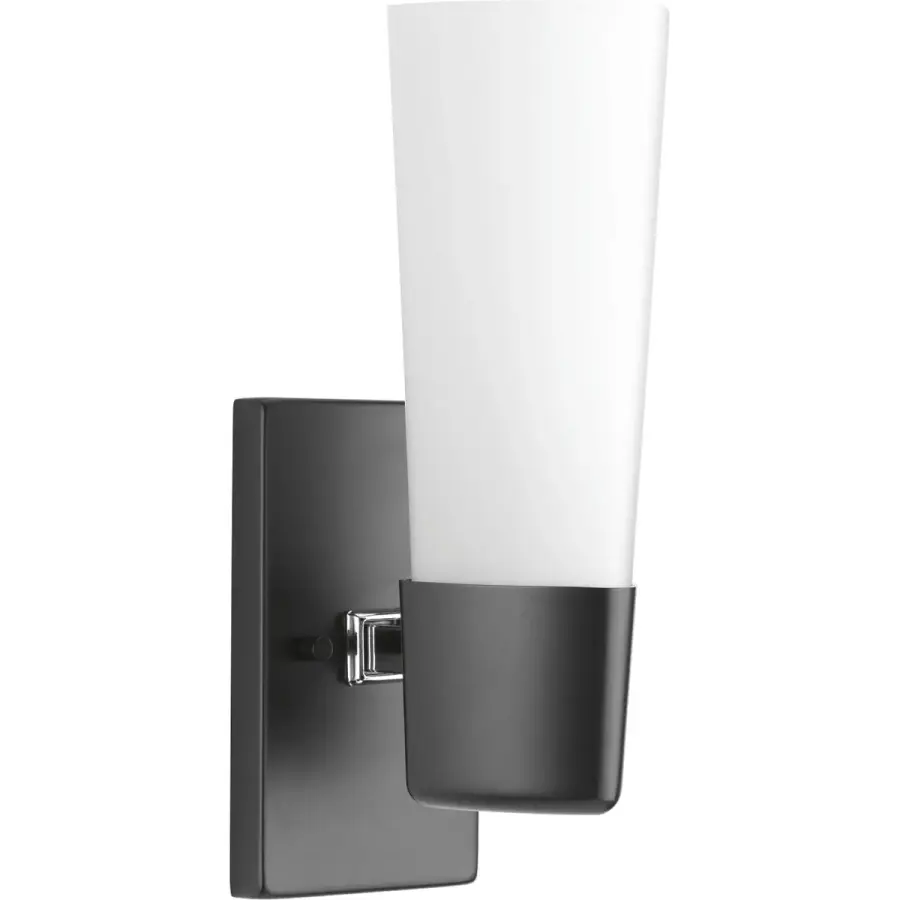 Zura One-Light Etched Opal Glass Bath Vanity Light - Image 3