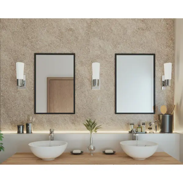 Zura One-Light Etched Opal Glass Bath Vanity Light - Image 5