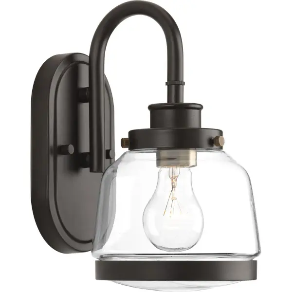 Judson One-Light Clear Glass Bath Vanity Light - Image 2