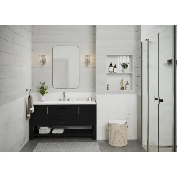 Judson One-Light Clear Glass Bath Vanity Light - Image 3