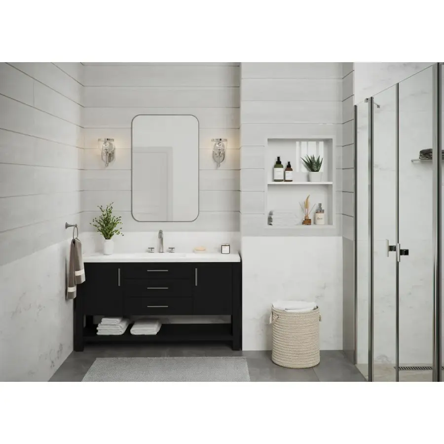 Judson One-Light Clear Glass Bath Vanity Light - Image 3