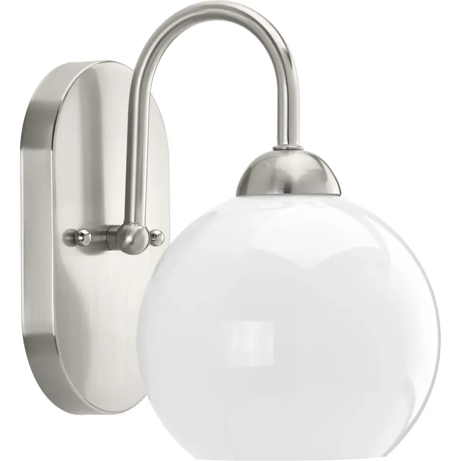 Carisa One-Light Opal Glass Bath Vanity Light - Image 2