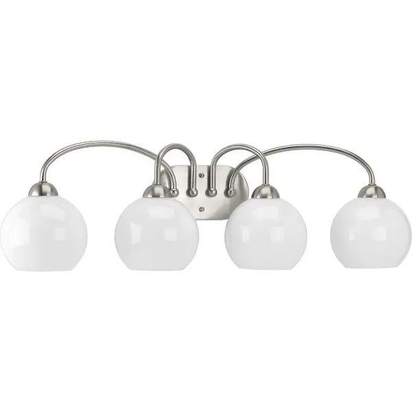 Carisa Four-Light Opal Glass Bath Vanity Light - Image 1
