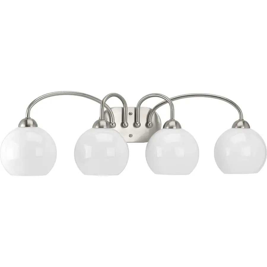 Carisa Four-Light Opal Glass Bath Vanity Light - Image 1