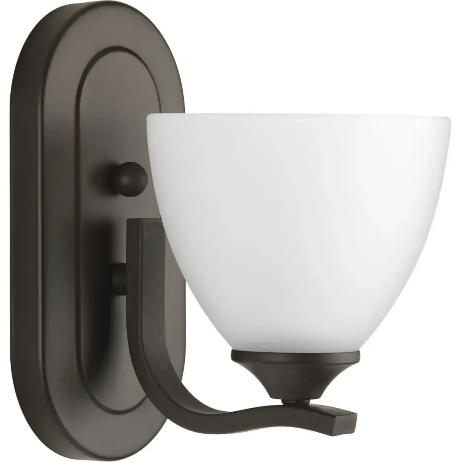 Laird One-Light Etched Glass Bath Vanity Light - Image 1