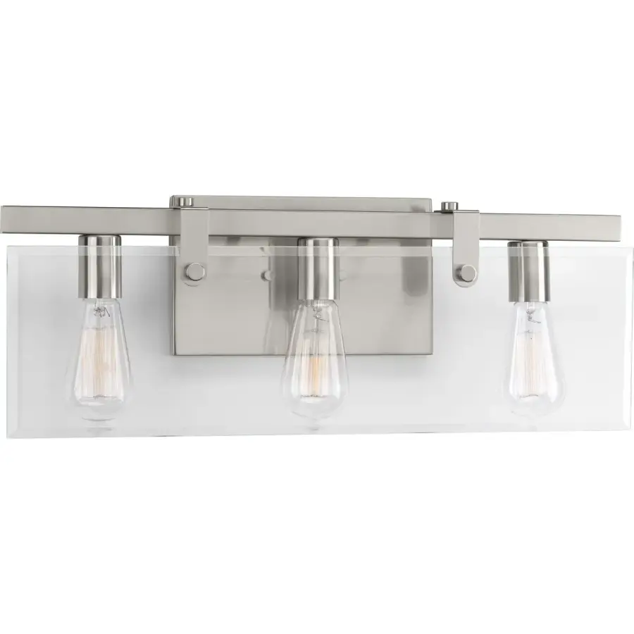 Glayse Three-Light Clear Glass Bath Vanity Light - Image 2