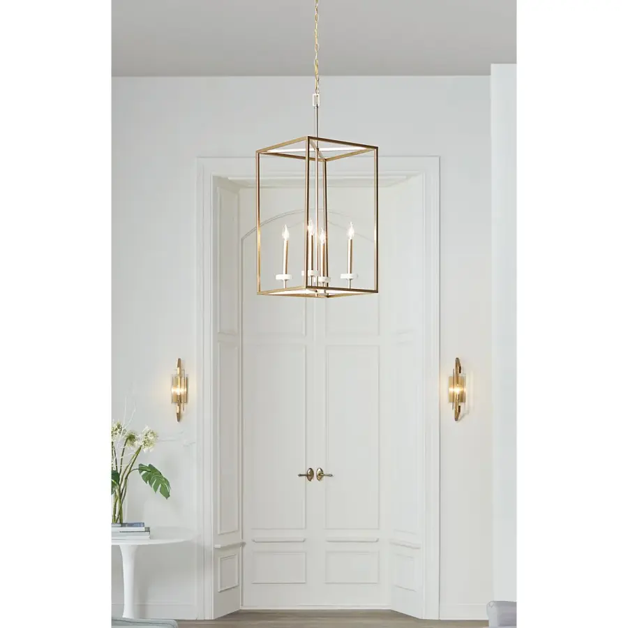 Cahill Two-Light Clear Glass Bath Vanity Light - Image 2