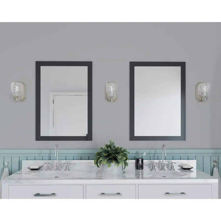 Anjoux One-Light Clear Water Glass Bath Vanity Light - Image 4