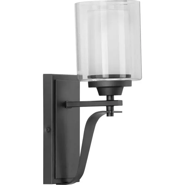 Kene One-Light Clear Glass Bath Vanity Light - Image 1