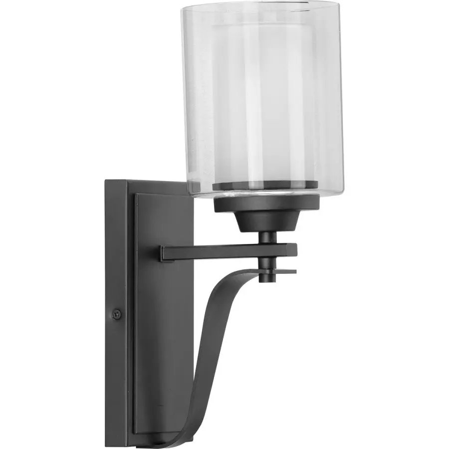 Kene One-Light Clear Glass Bath Vanity Light - Image 1