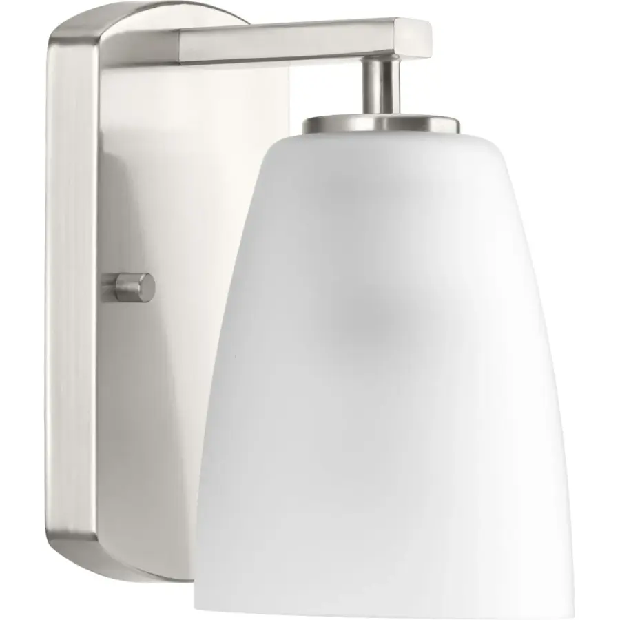 Leap Collection One-Light Etched Glass Bath Vanity Light - Image 2