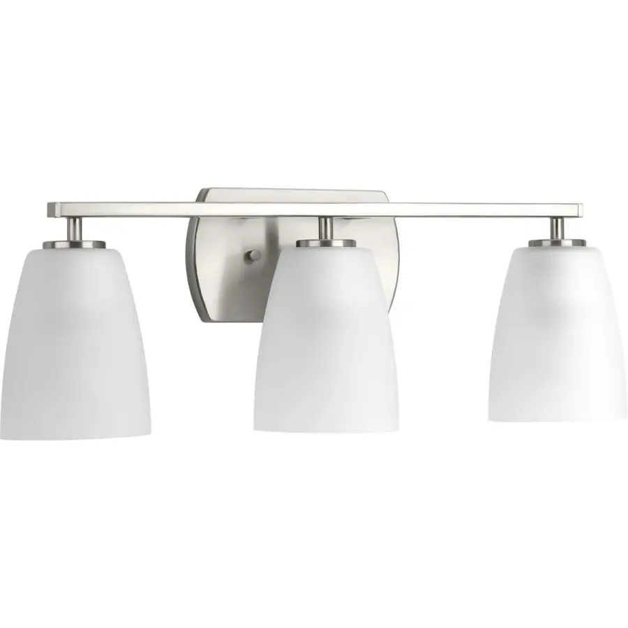 Leap Collection Three-Light Etched Glass Bath Vanity Light - Image 2