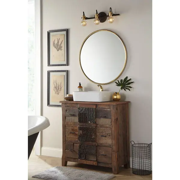 Axle Collection Three-Light Bath Vanity Wall Light - Image 4