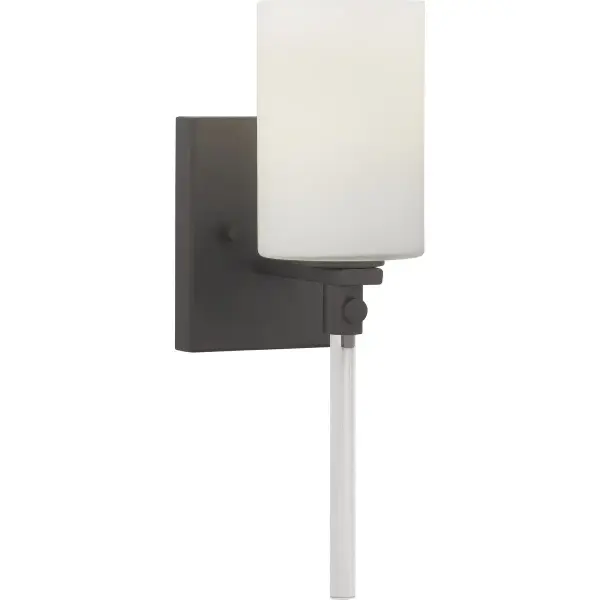The Lisbon bath light delivers clean, modern styling with a sophisticated black finish. Its compact single-light design provides focused illumination perfect for smaller bathrooms and powder rooms.