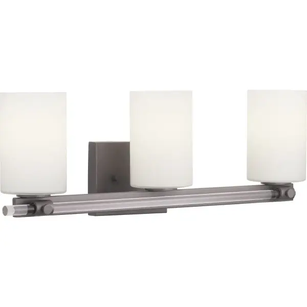 The Lisbon Collection brings modern elegance to bathroom lighting with its sleek black finish and three-light configuration. JA8 compliant for California energy standards, this vanity fixture delivers both style and efficiency.