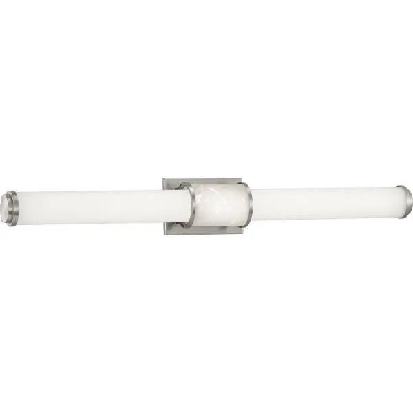 The Phase 1.2 LED delivers contemporary style with integrated LED technology in a 36-inch linear format. Perfect for modern bathrooms, this brushed nickel fixture offers energy efficiency and Title 24/JA8 compliance.