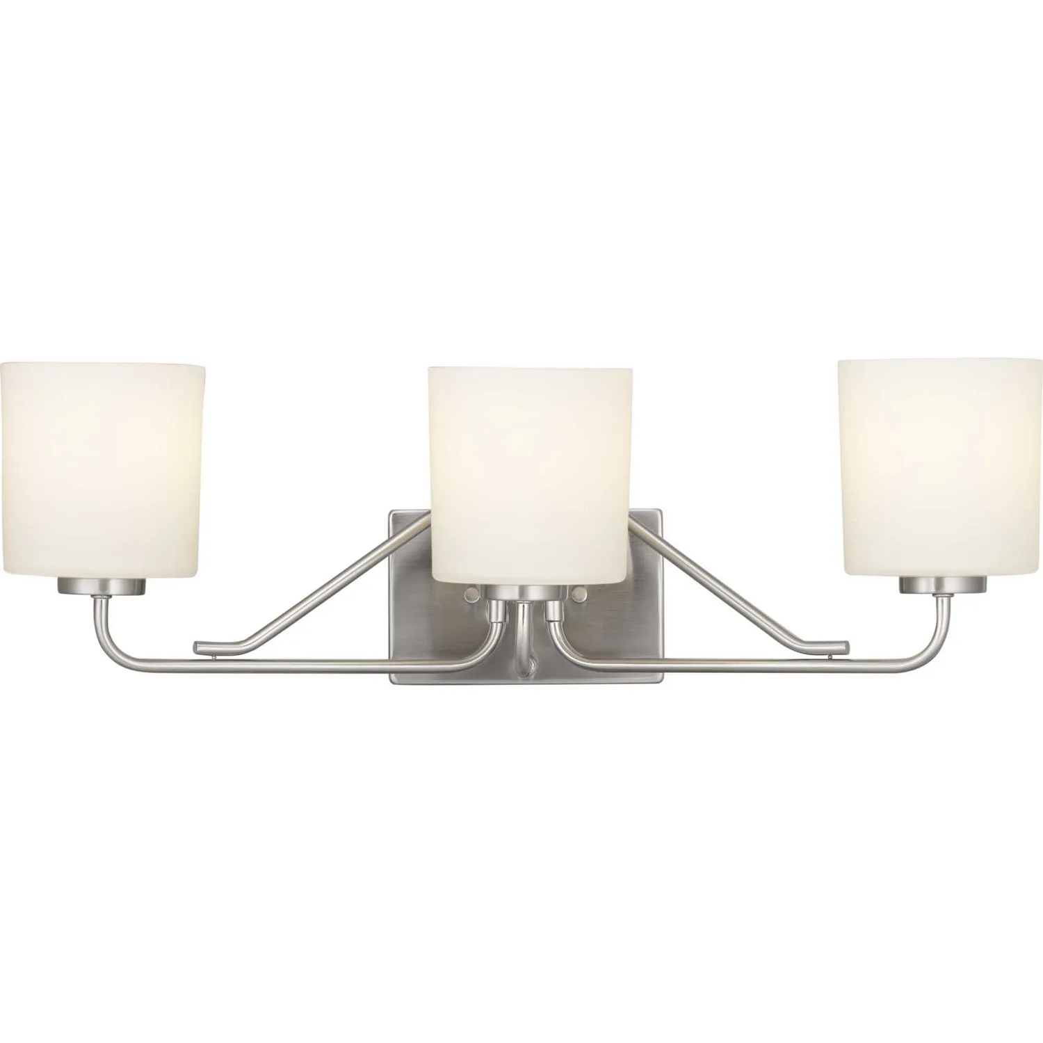 Tobin Three Light Bath in Brushed Nickel