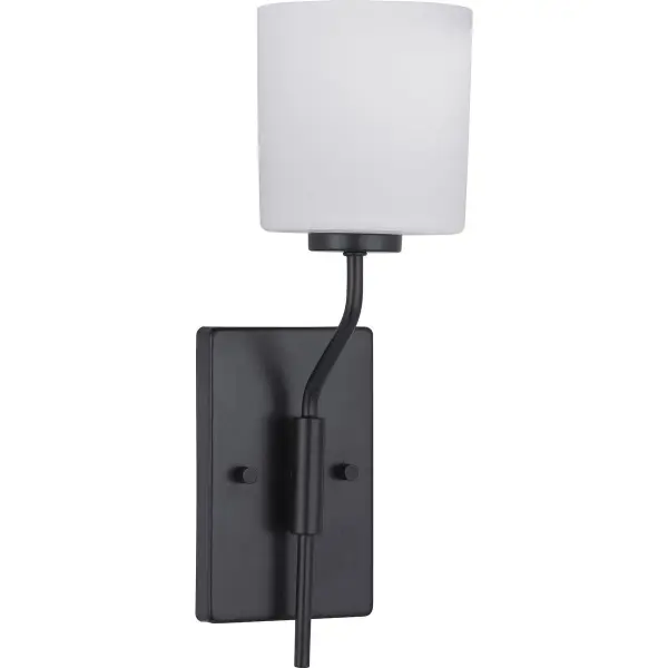 The Tobin wall sconce delivers clean modern styling with a brushed nickel finish that complements contemporary and transitional interiors. Its compact profile makes it ideal for hallways, bathrooms, and stairways. - alternate view