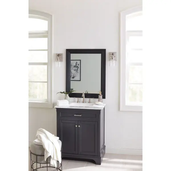 Rushton One-Light Clear Glass Bath Vanity Light - Image 3