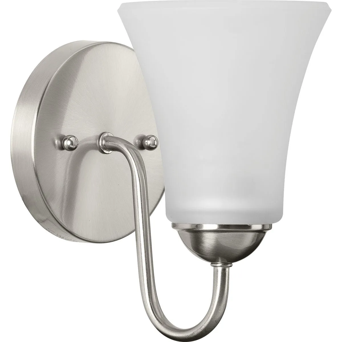 Classic Collection One-Light Etched Glass Bath Vanity Light