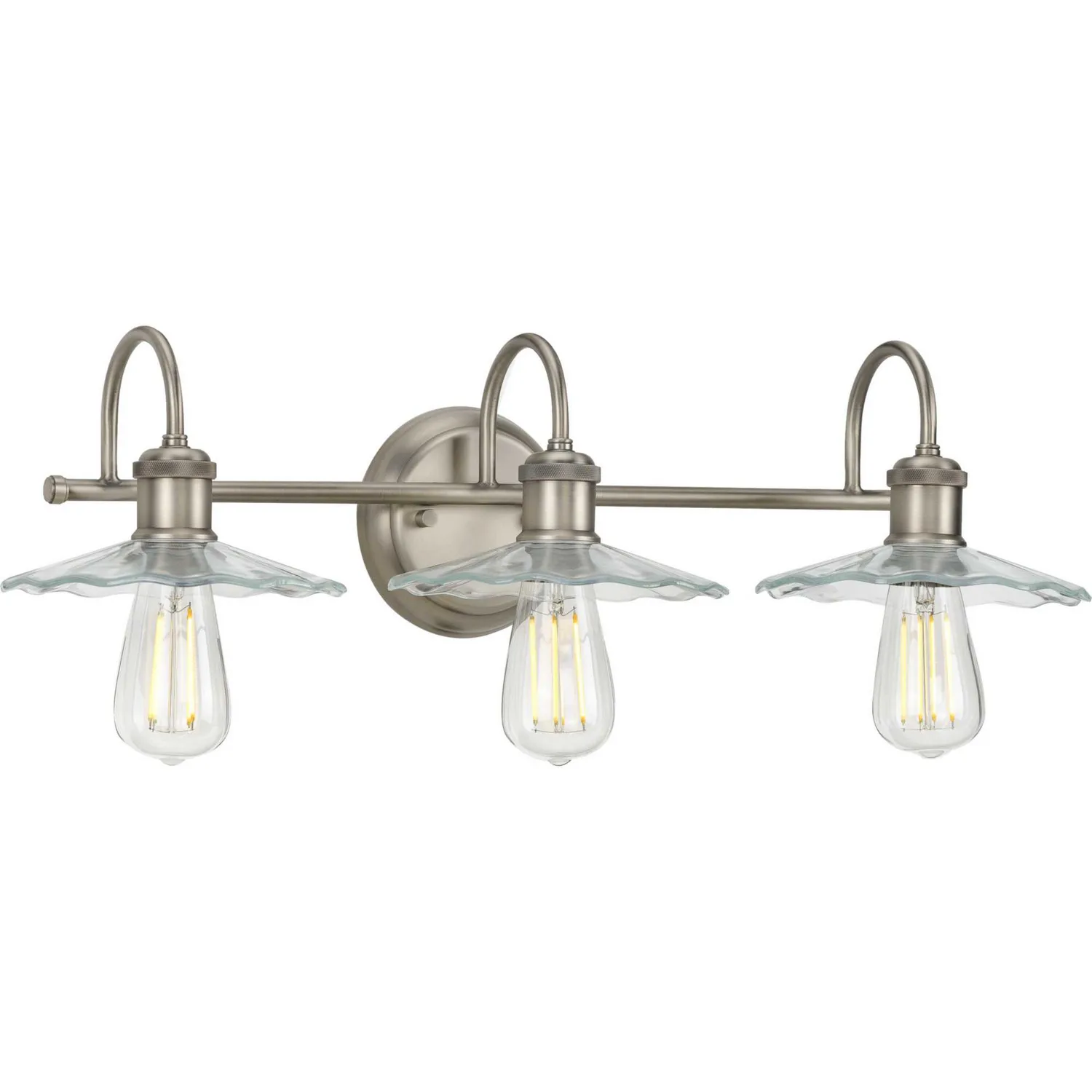 Fayette Three Light Bath in Antique Nickel